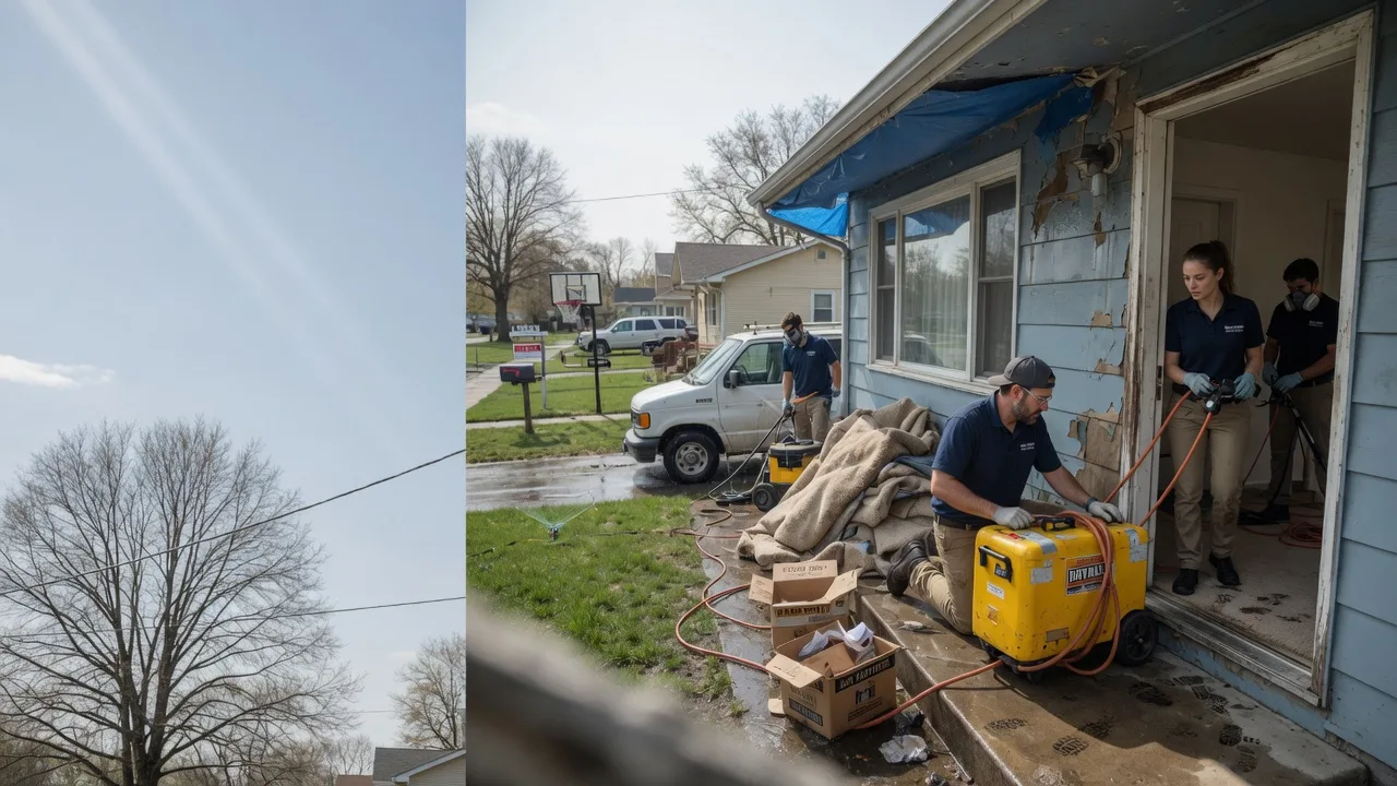 Basement Flood Cleanup in Schiller Park, IL near me